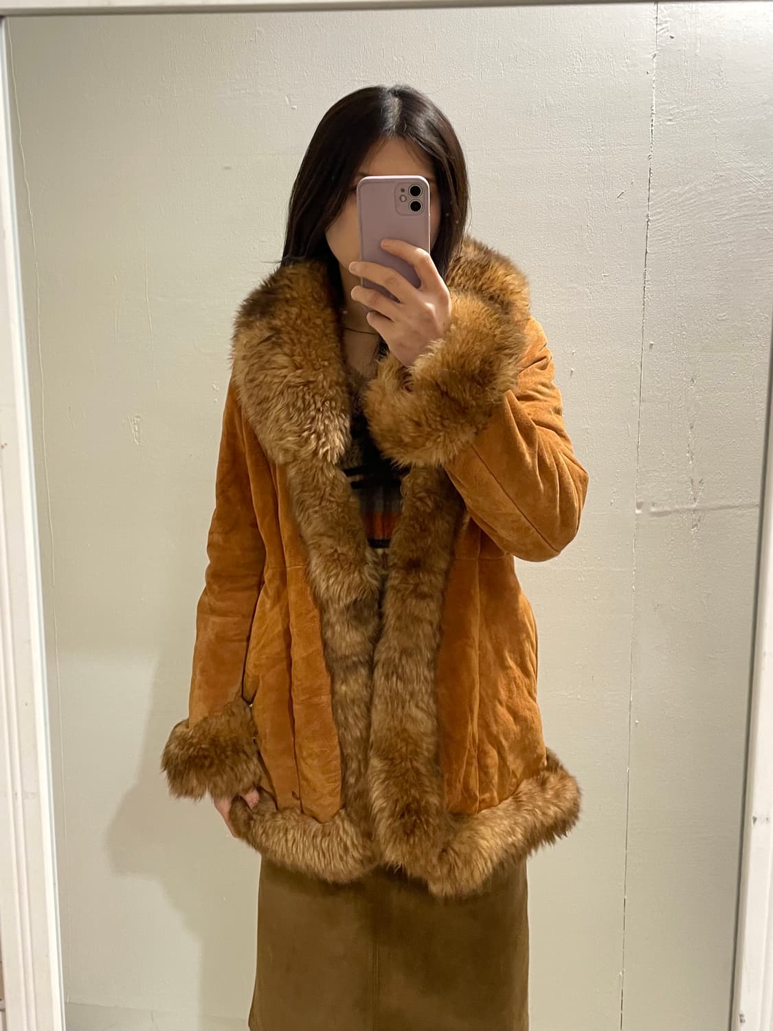 피그스킨 무스탕 코트 상품이미지1