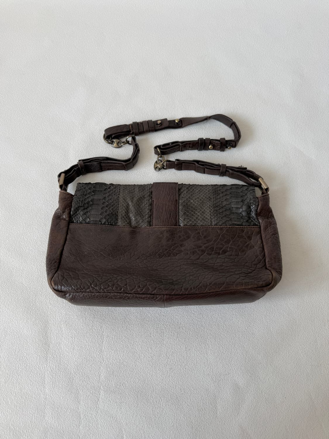 Pre owned 레더 크로스백 상품이미지4