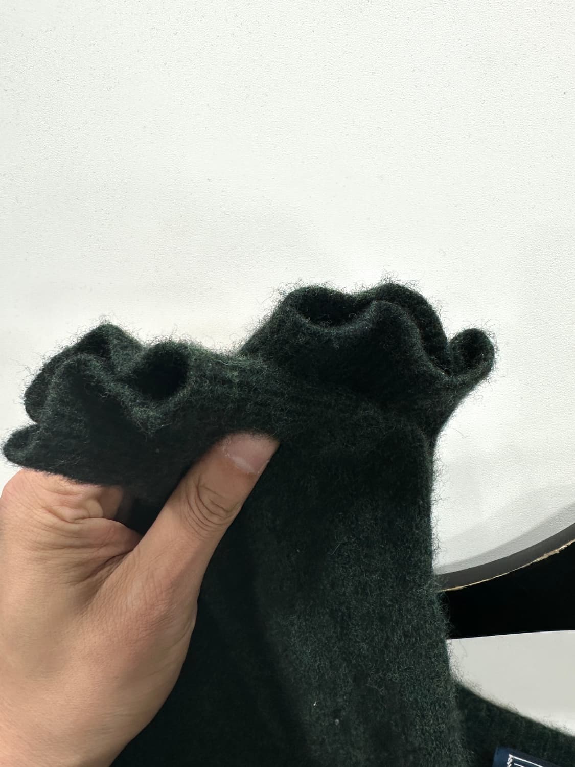 폴로 랄프로렌 브이넥 램스울 니트 그린 S 상품이미지6