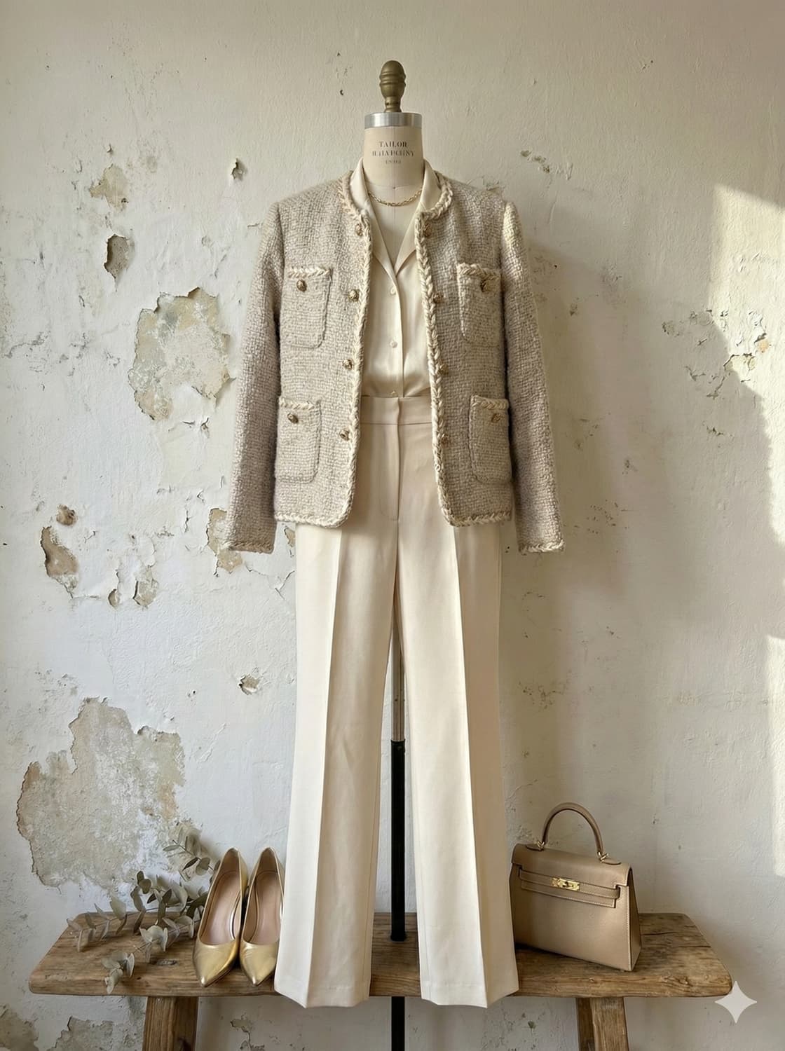 빈티지 무드 트위드자켓 상품이미지4