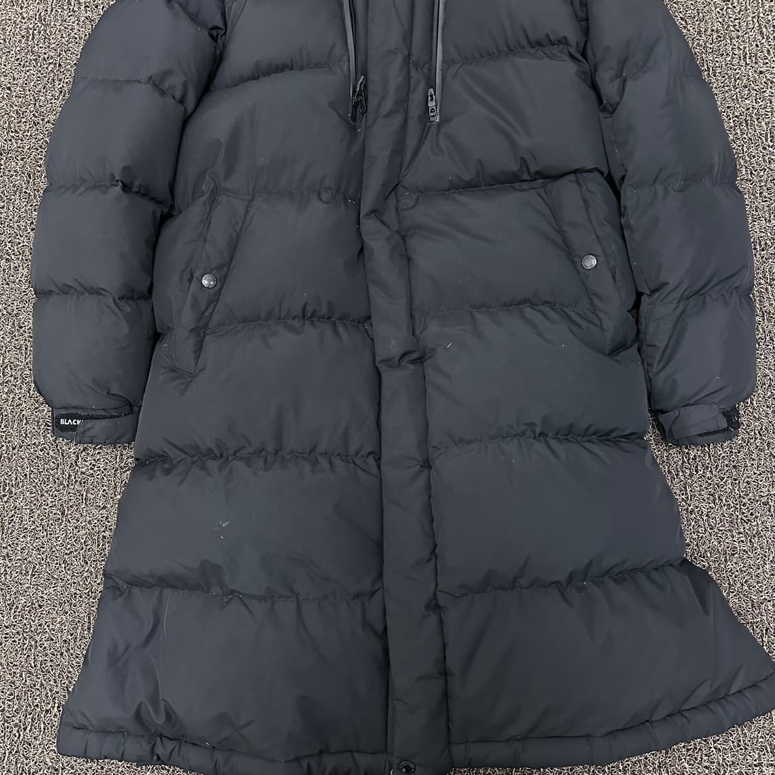블랙야크 구스다운 롱패딩 블랙 100(L) 상품이미지3