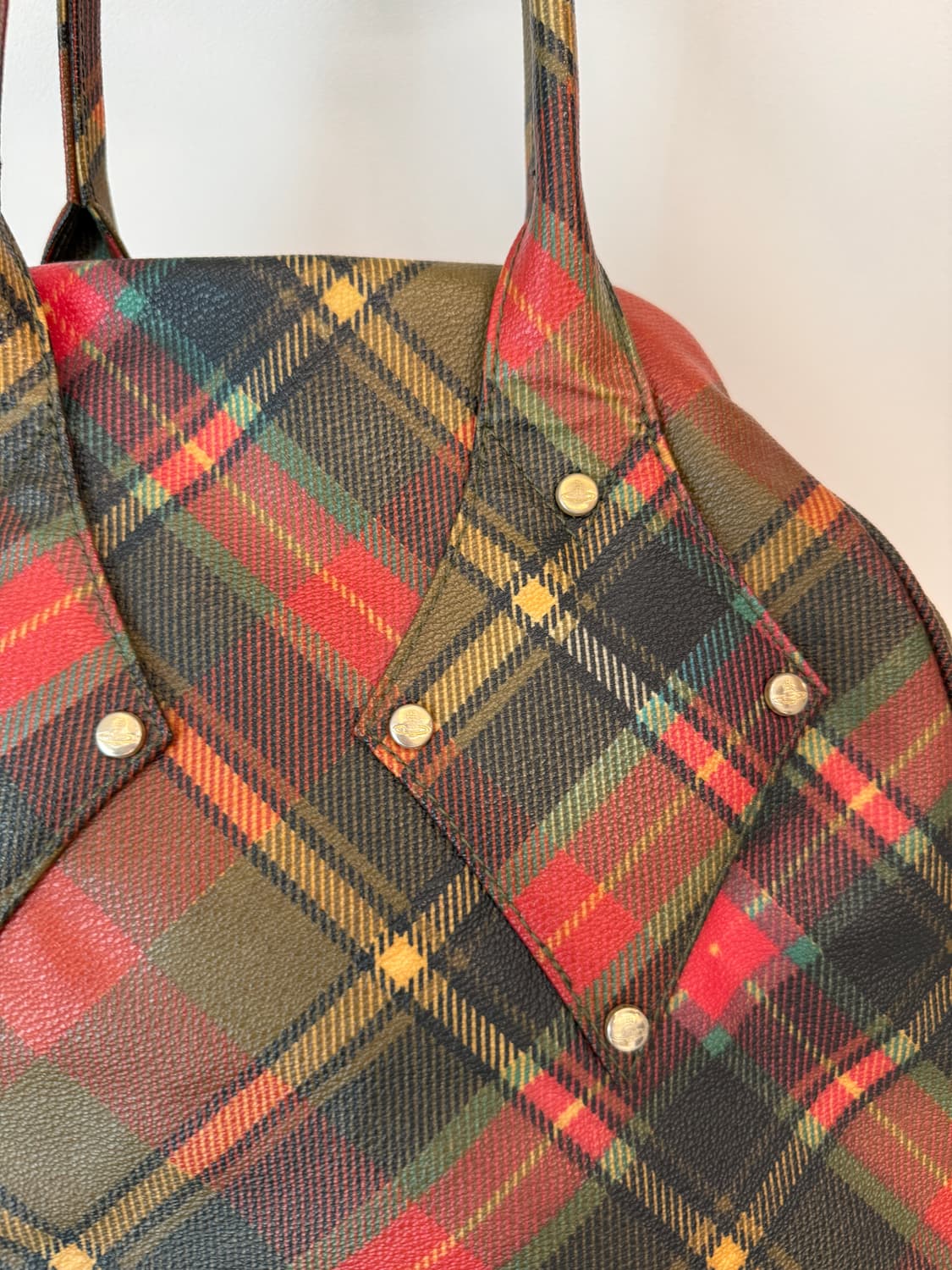 비비안웨스트우드 타탄 종가방 상품이미지2