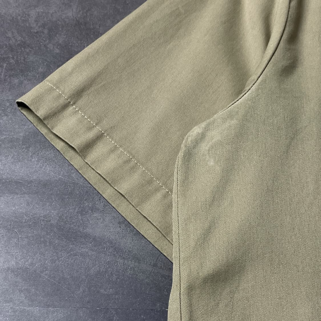 DICKIES 디키즈 빈티지 베이지 플랩포켓 반팔 워크 셔츠 A01029 상품이미지4
