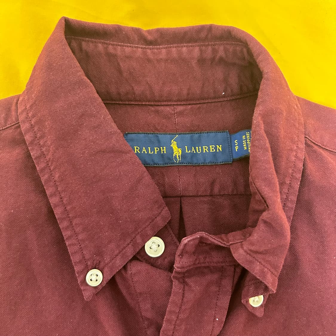 폴로 랄프로렌 버건디 셔츠 상품이미지2