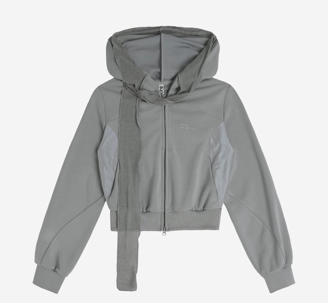 오호스 후드 OJOS Muffler Boxer Crop Hoodie 상품이미지2