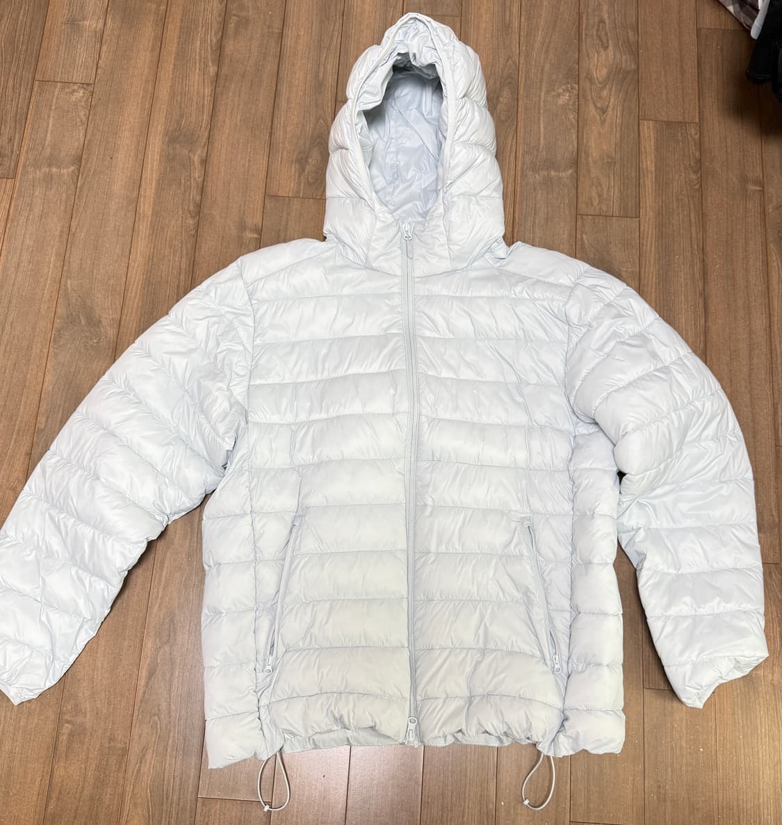 스파오 씬라이트 후드 재킷 페일 블루 XXL(110) 상품이미지1