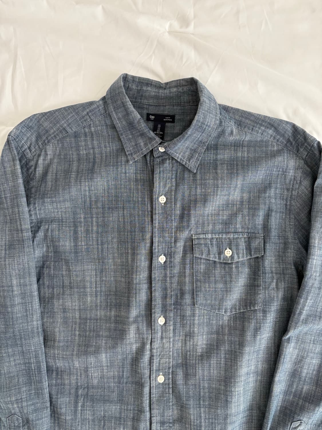 GAP chambray shirt 갭 샴브레이 셔츠 상품이미지3