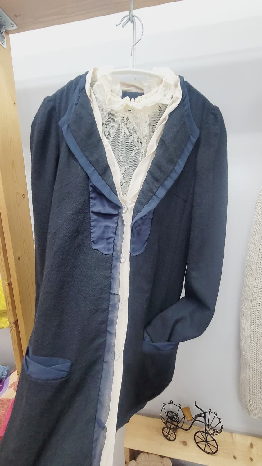 시스템 실크 프릴 가디건 자켓 상품이미지5