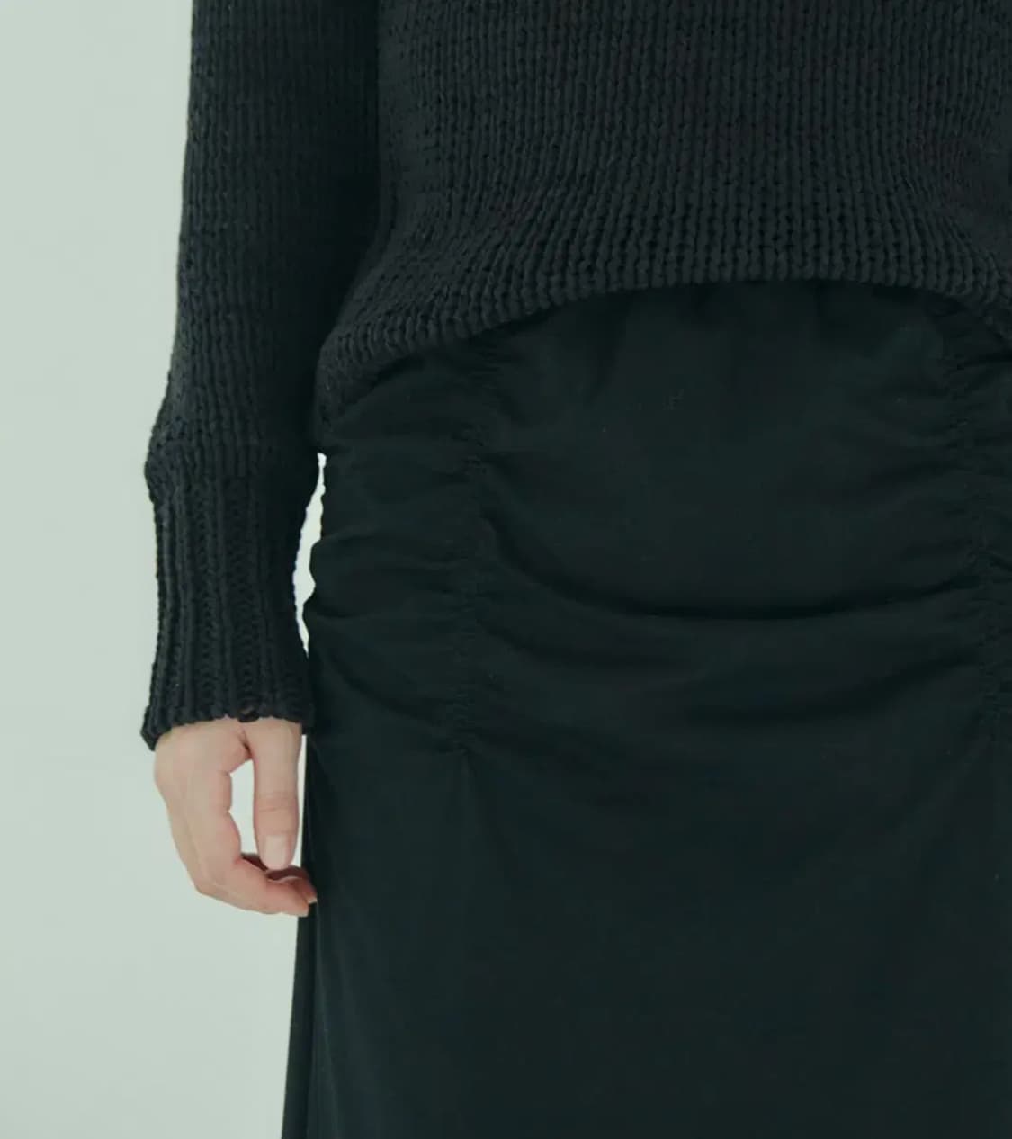 GBH apparel Jersey skirt롱스커트(원가98,000) 상품이미지2