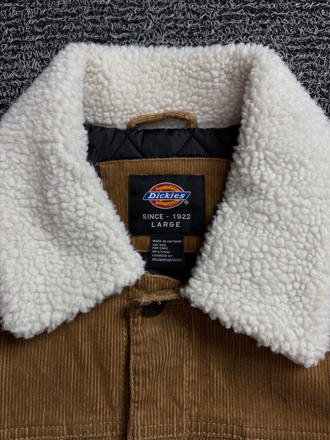 디키즈 USA 오리지날 코듀로이 쉐르파 워크 자켓 1546 상품이미지3