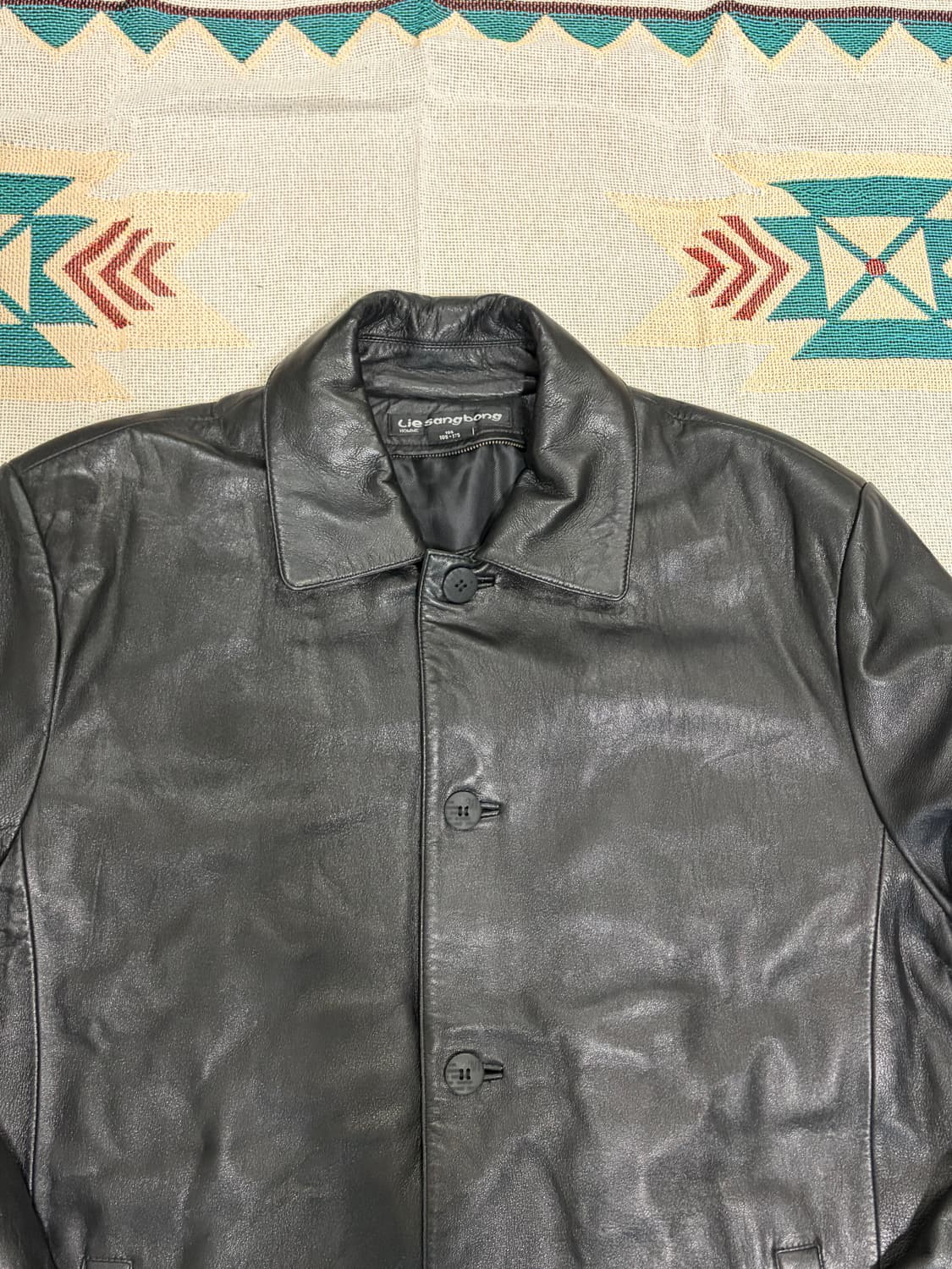 Sheepskin leather car coat / 양가죽 카코트 상품이미지5