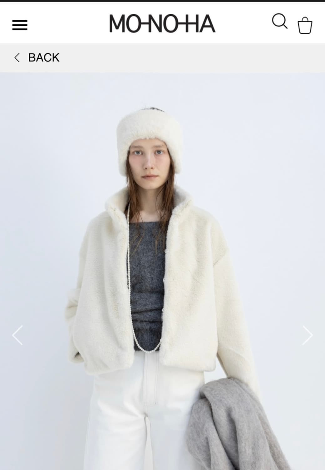 모노하 퍼자켓 (3회착용) 상품이미지3