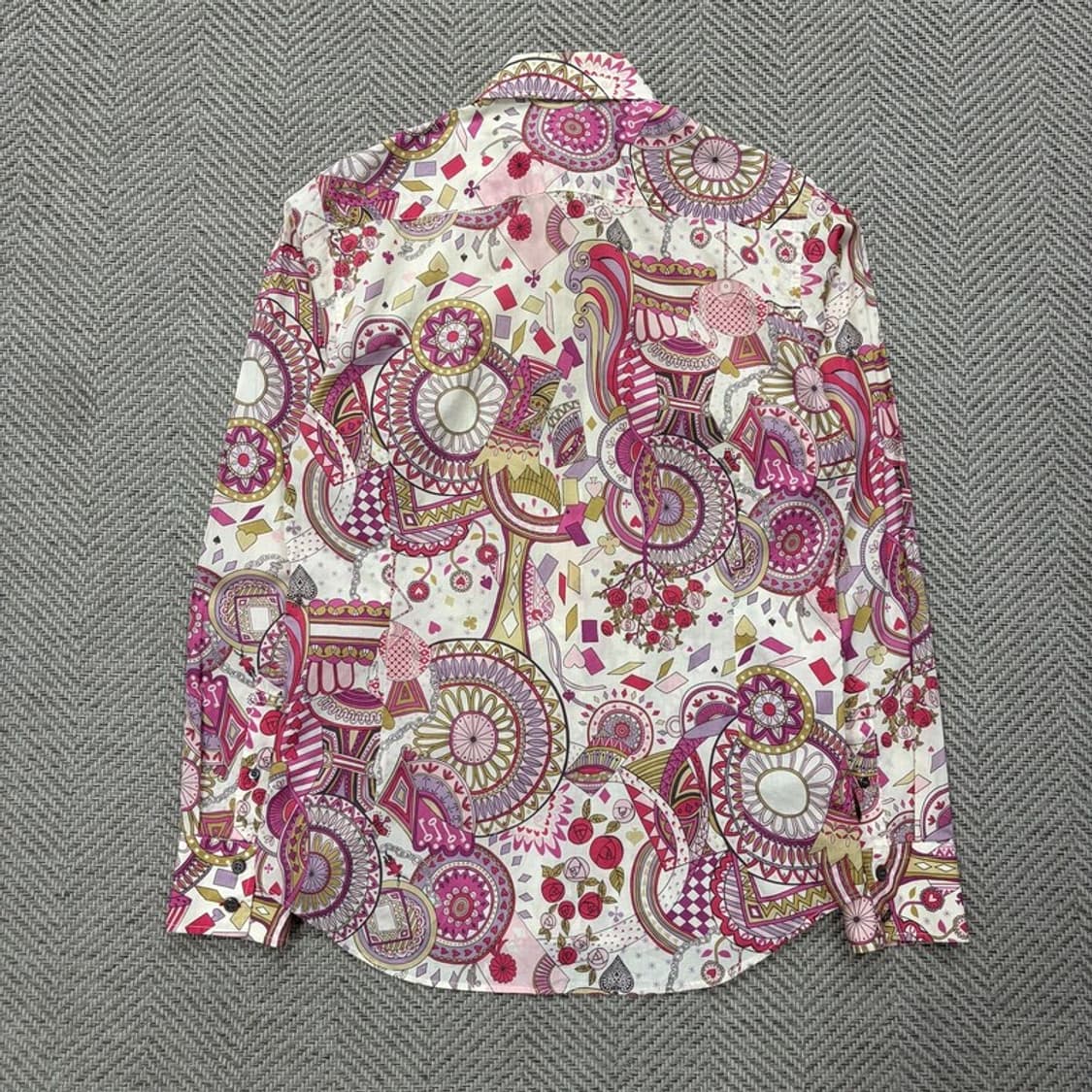 크리스찬라크로와 트럼프패턴 셔츠 v2525 상품이미지2