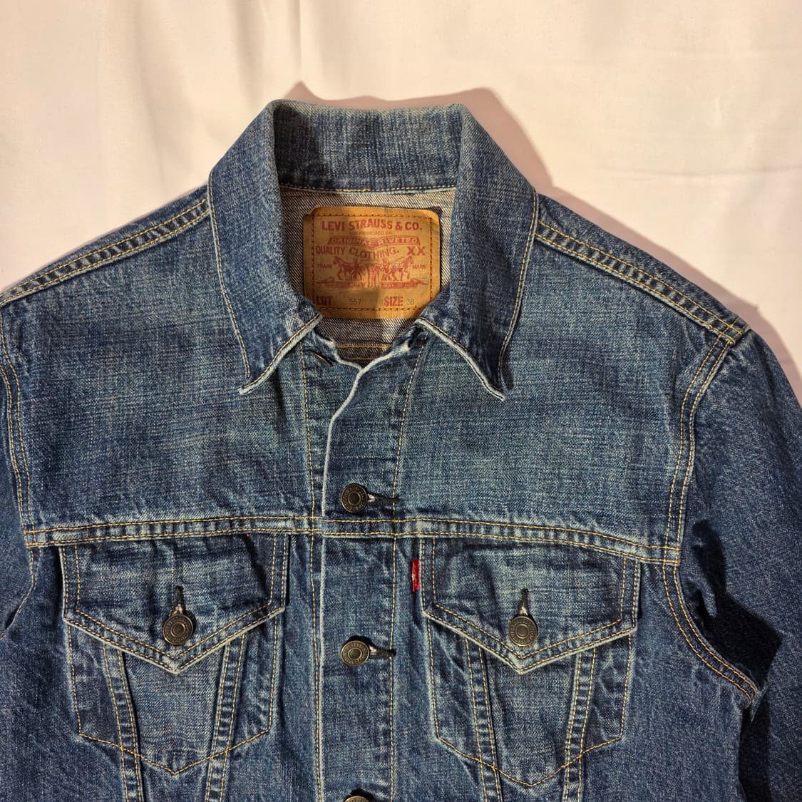 [38]90s 리바이스 557 빅e 트러커 자켓 상품이미지3