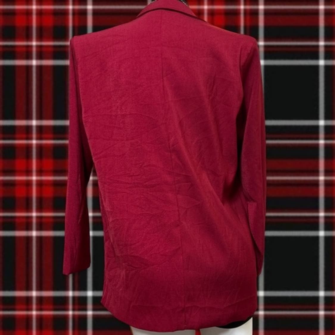 vintage pierce chain punk wine jacket 상품이미지4