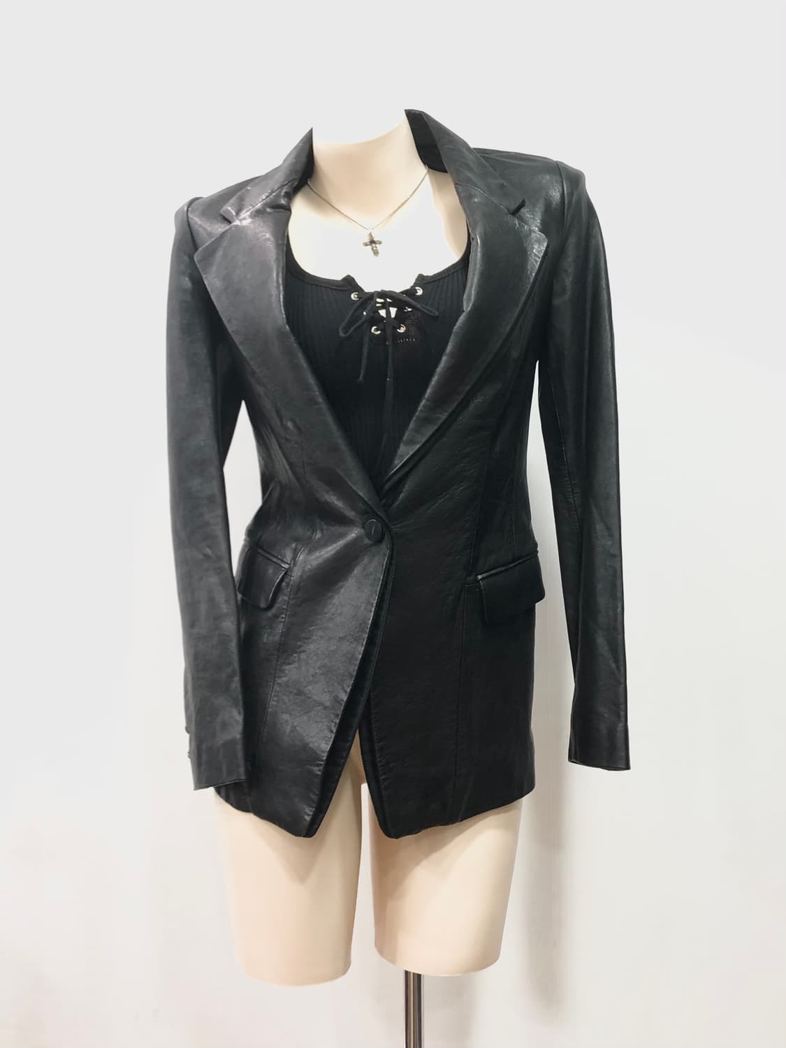 tomboy sheepskin leather jacket 상품이미지1