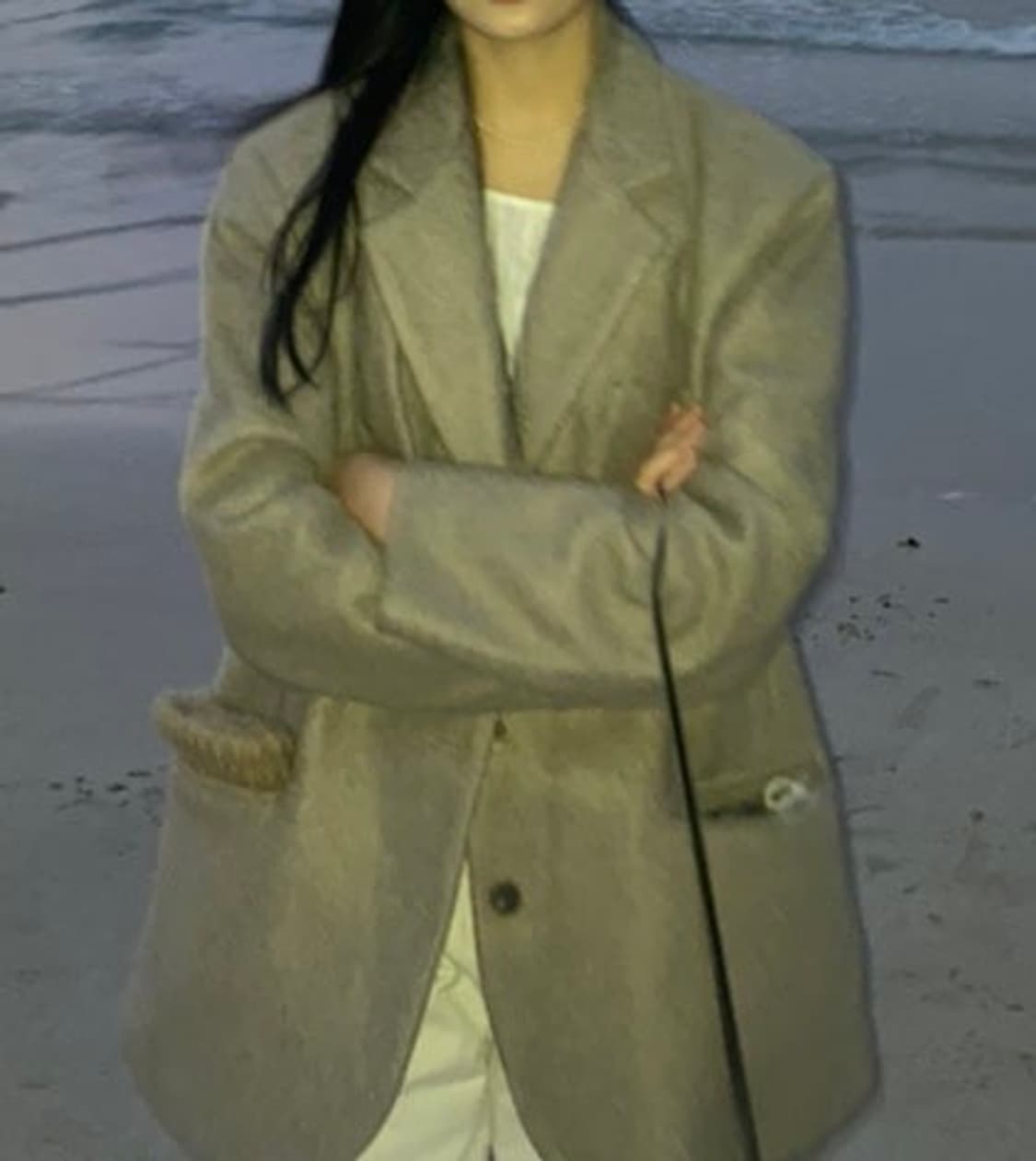 빈티지 누빔 블레이저 자켓 상품이미지2