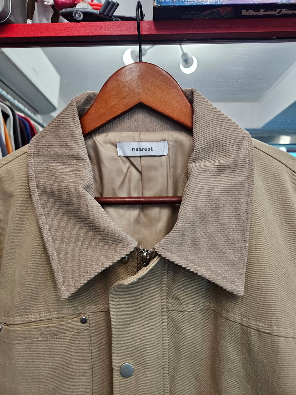 새상품) 사파리 헌팅자켓 하프 워크자켓 상품이미지2