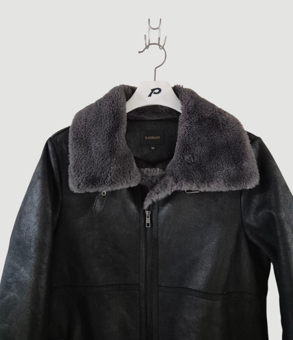 카시바디 여자 롱 무스탕코트 상품이미지2