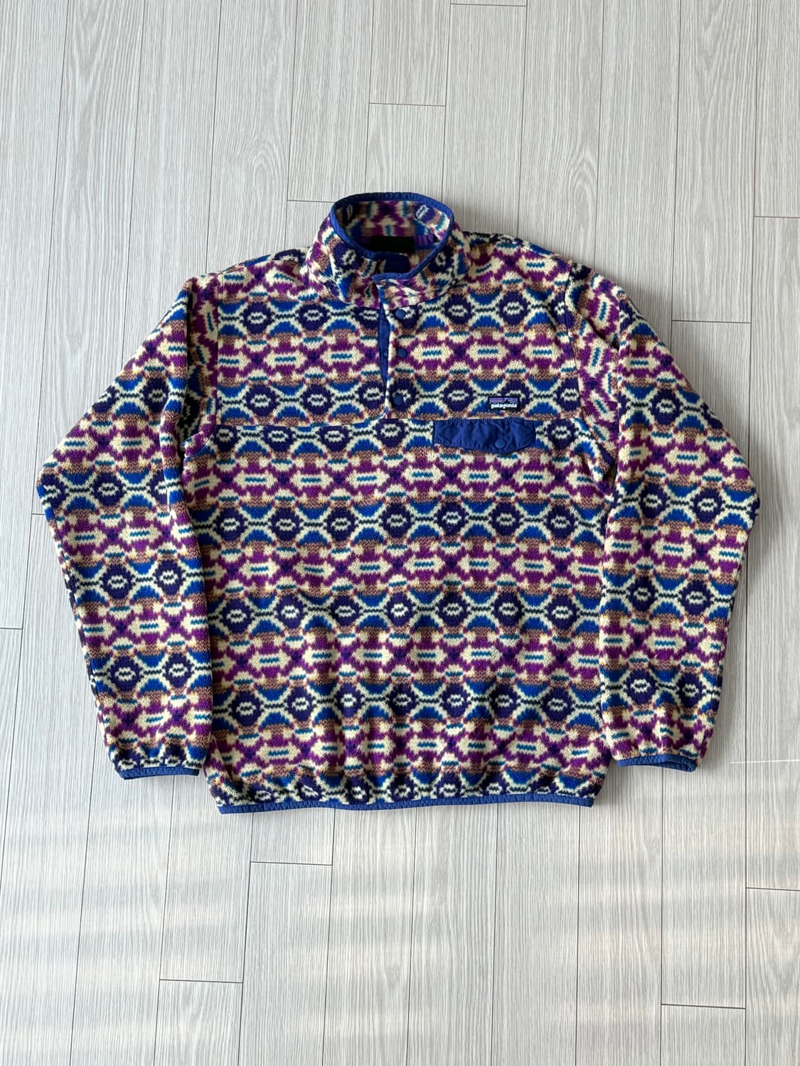 파타고니아 신칠라 플리스 스냅티 아즈텍 멀티컬러 우먼L 상품이미지1