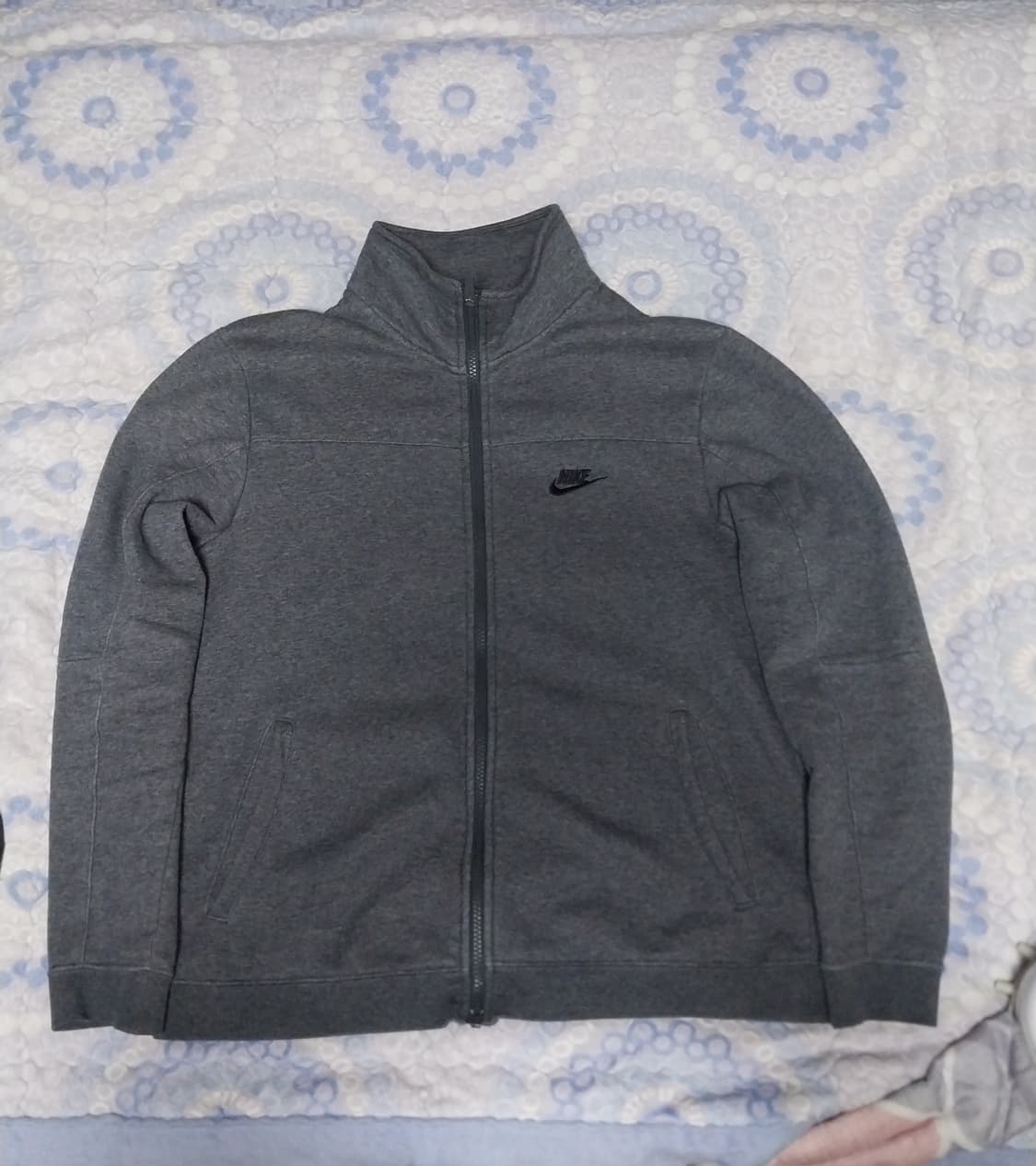 나이키 그레이 기모 트레이닝 후드 집업 m 진그레이 상품이미지1