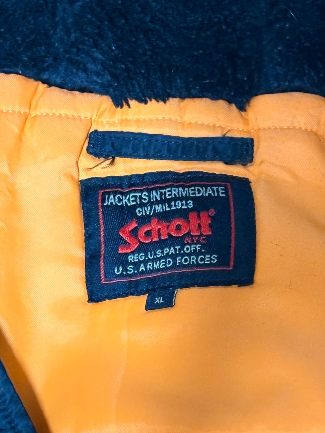 쇼트 오리지널 n-3b 블랙 개파카 XL 상품이미지2