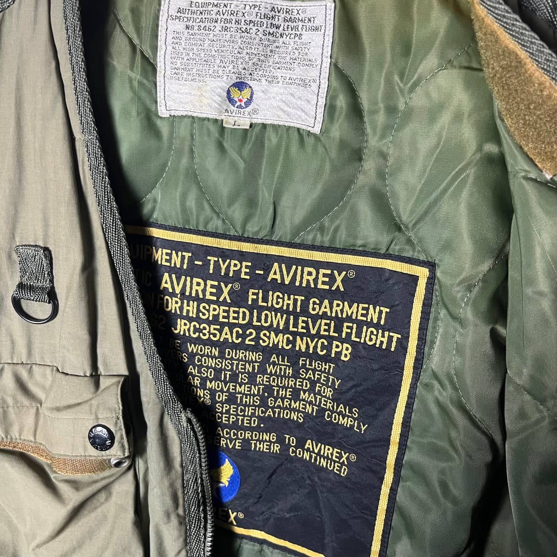 [Avirex] 아비렉스 U.S.A.F 플라이트 가먼트 택티컬 베스트 상품이미지6