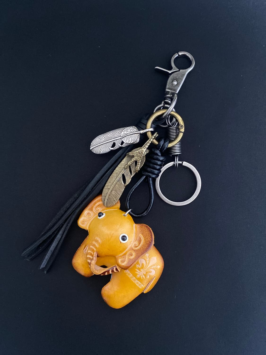 에스닉 코끼리 키링 상품이미지1