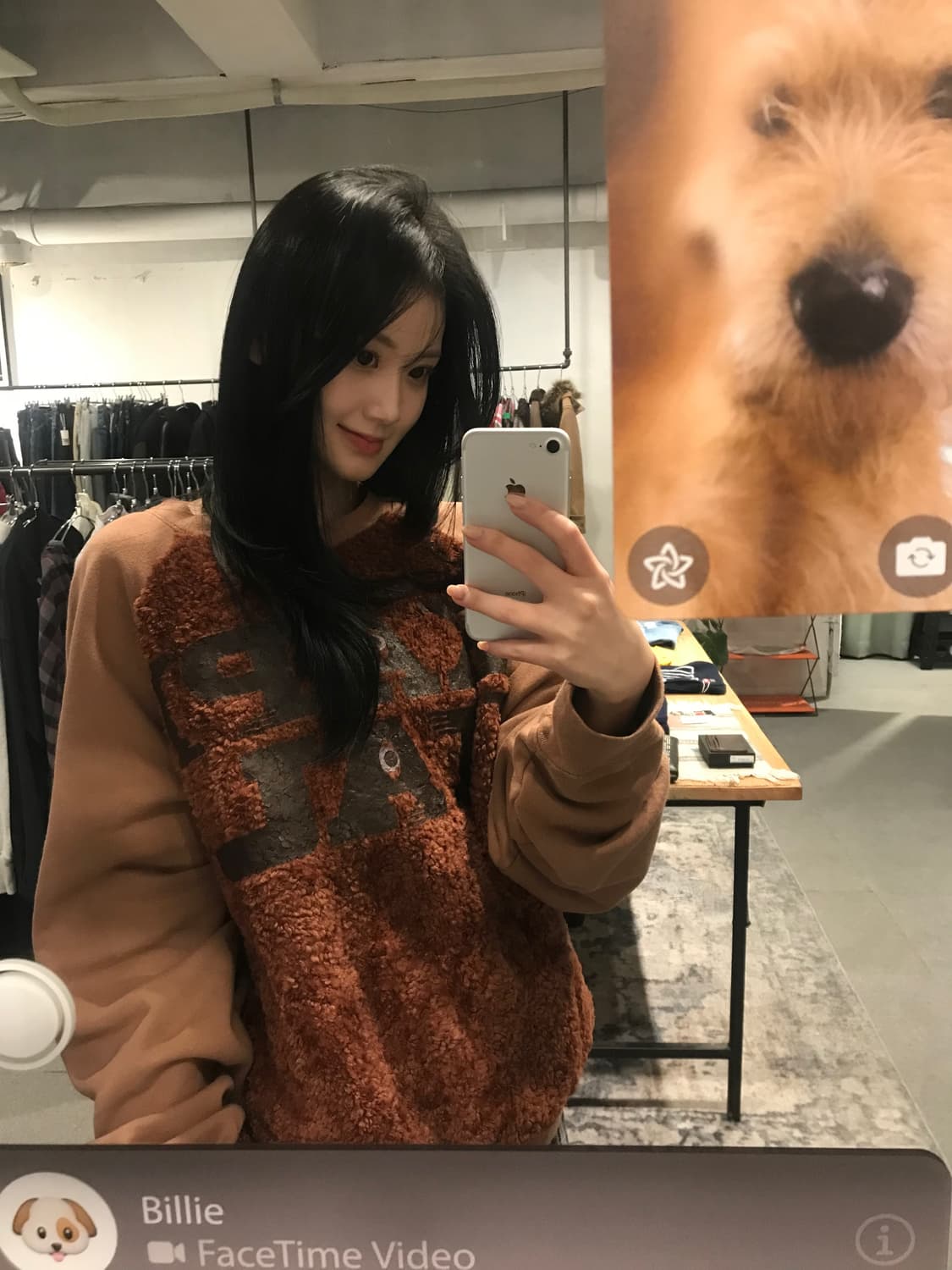 KAPITAL 30 Fleece × Fur Grizzly Sweat 상품이미지2