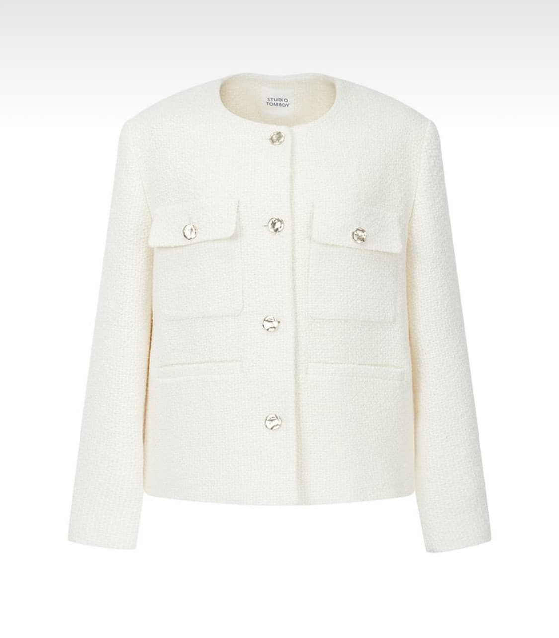 [Studio Tomboy]스튜디오톰보이 울블랜디드 트위드자켓 상품이미지1