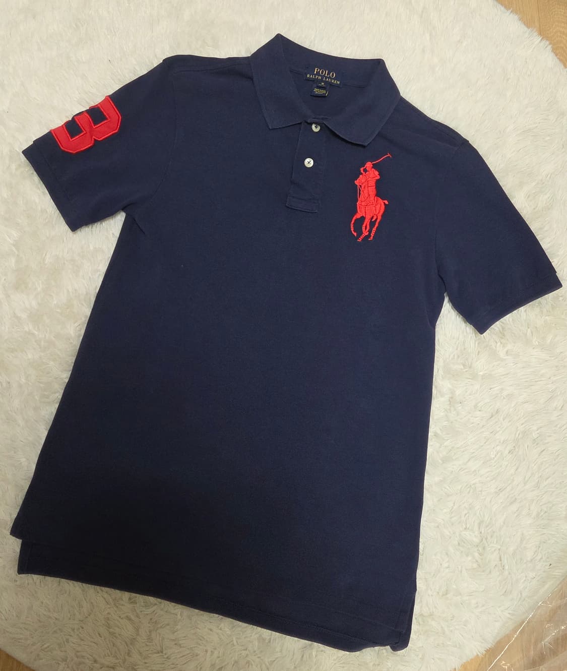 레드빅포니 네이비 카라반팔티 M(10~12) 상품이미지1