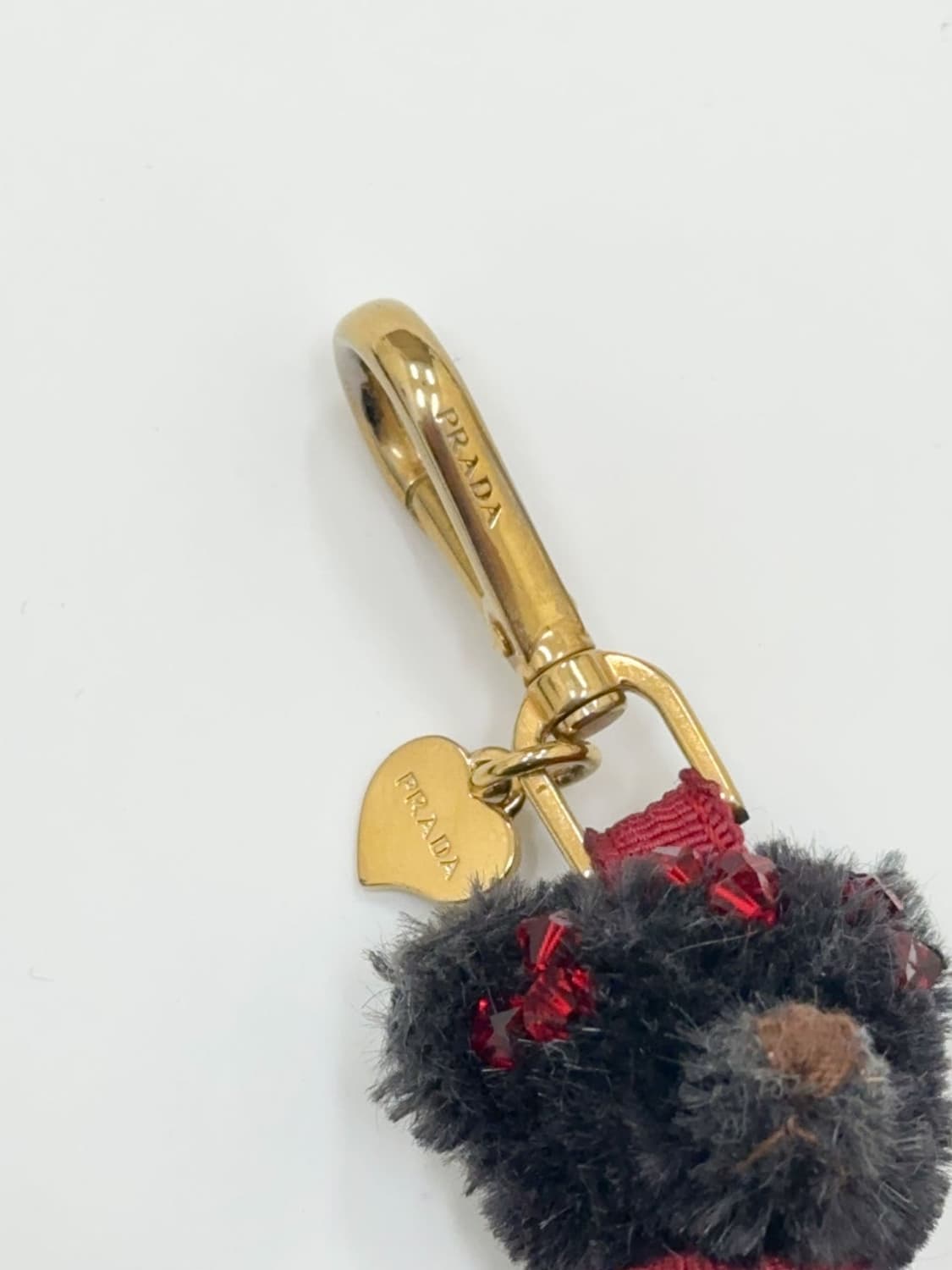 prada / 프라다 블랙 비즈 테디베어 키링  상품이미지7