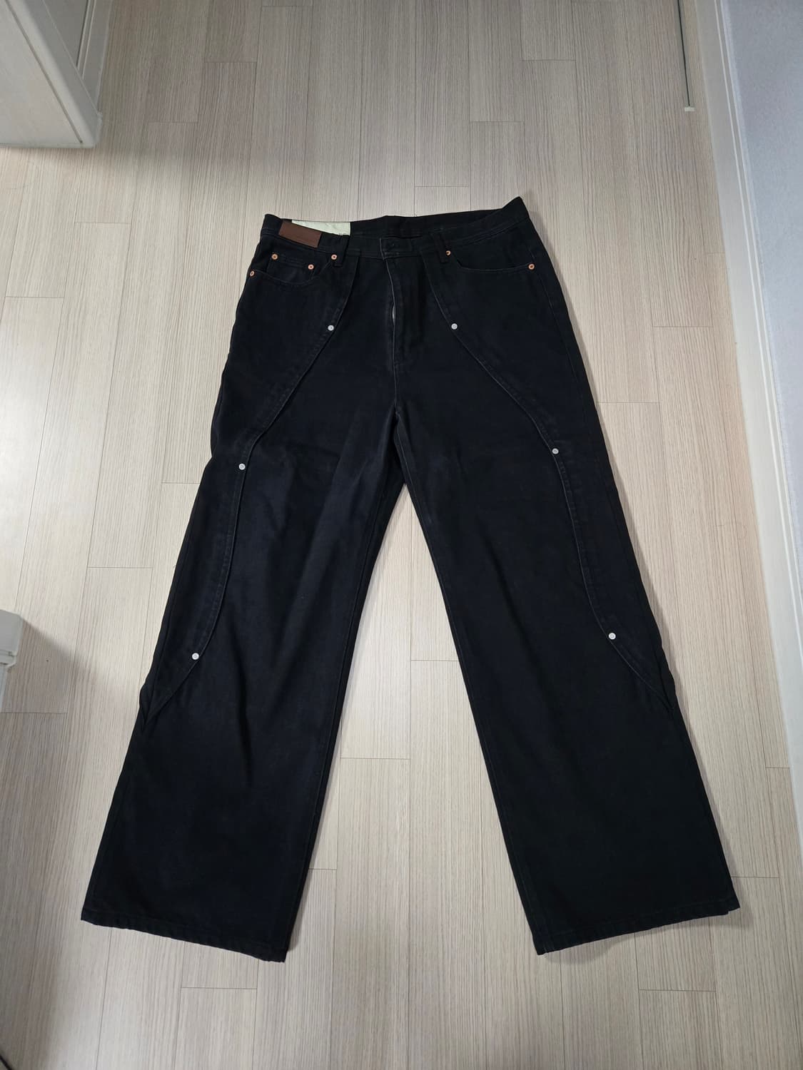 앤더슨벨 메튜 커브 진 블랙 롱 버전 36 상품이미지2