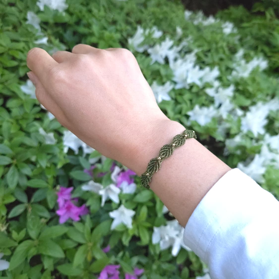 줄줄이 나뭇잎 팔찌 상품이미지3