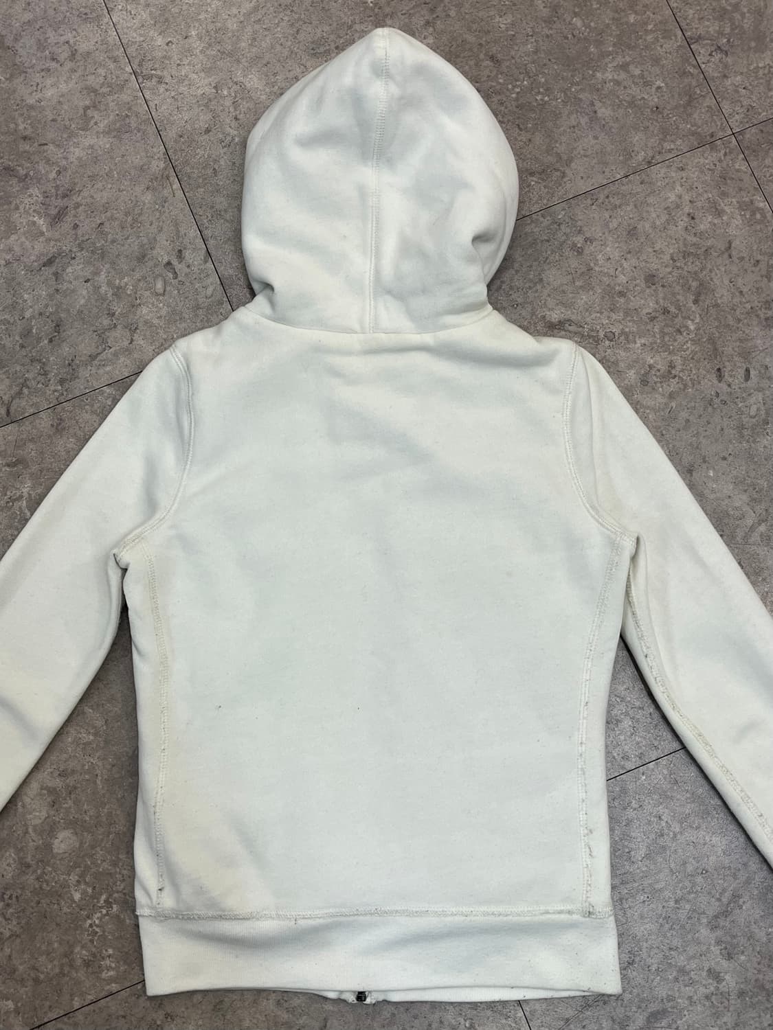 아베크롬비 양털 후드집업 화이트 키즈 L #csz2643 상품이미지8