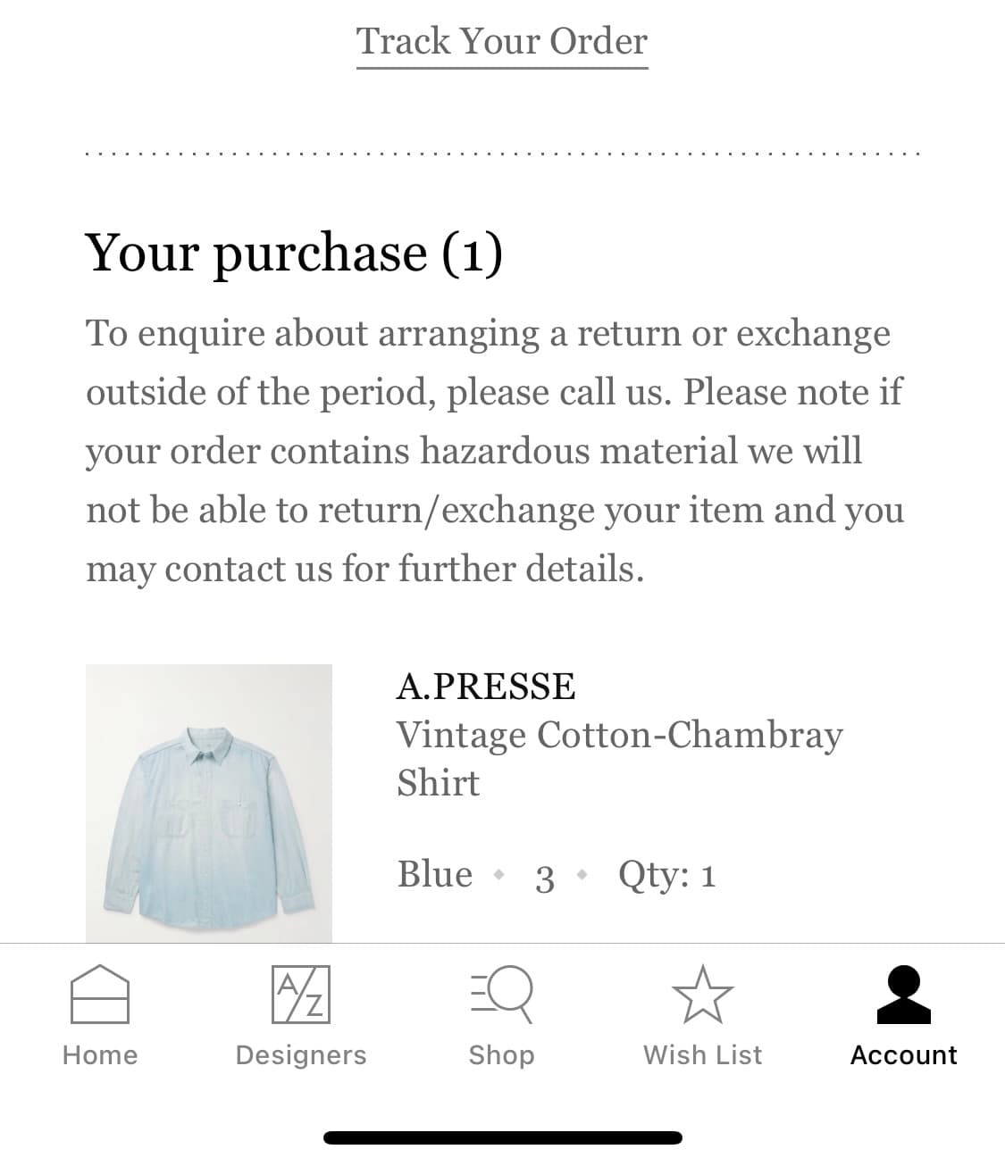 아프레쎄 빈티지 샴브레이셔츠 3 상품이미지3