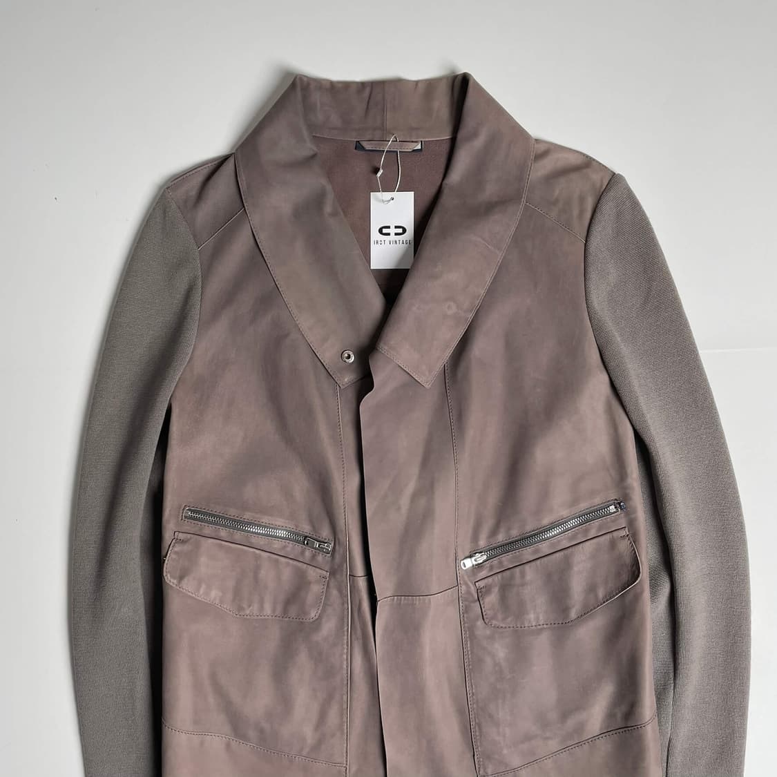 Sportmax 니트 슬리브 양가죽 자켓 상품이미지2