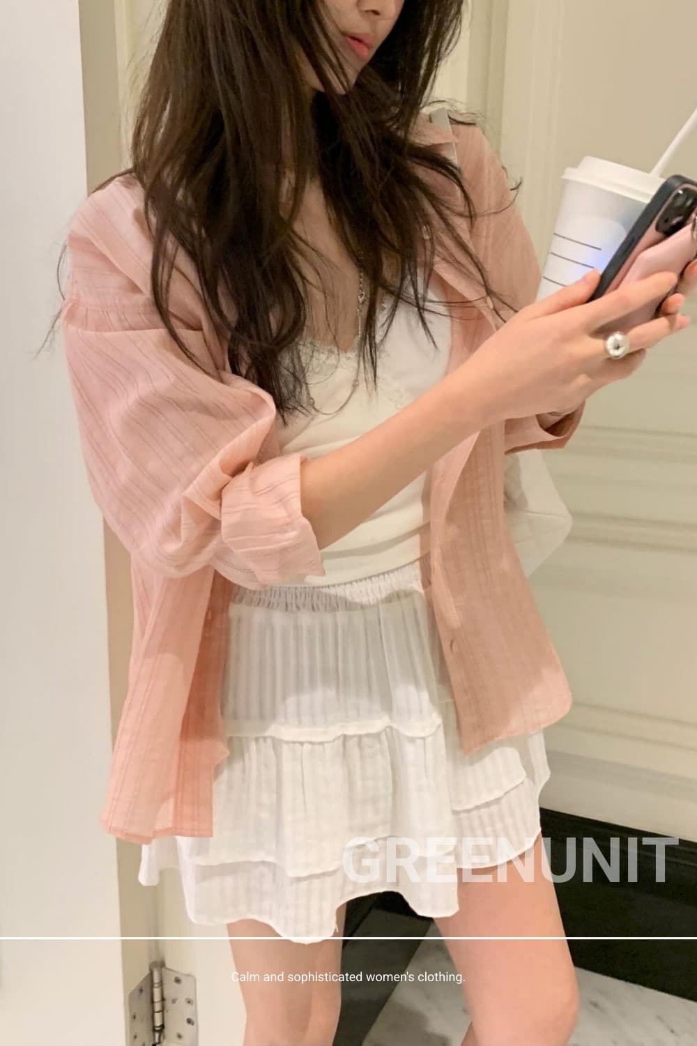 포스터 poster 솔트 스트라이프 셔츠 상품이미지1