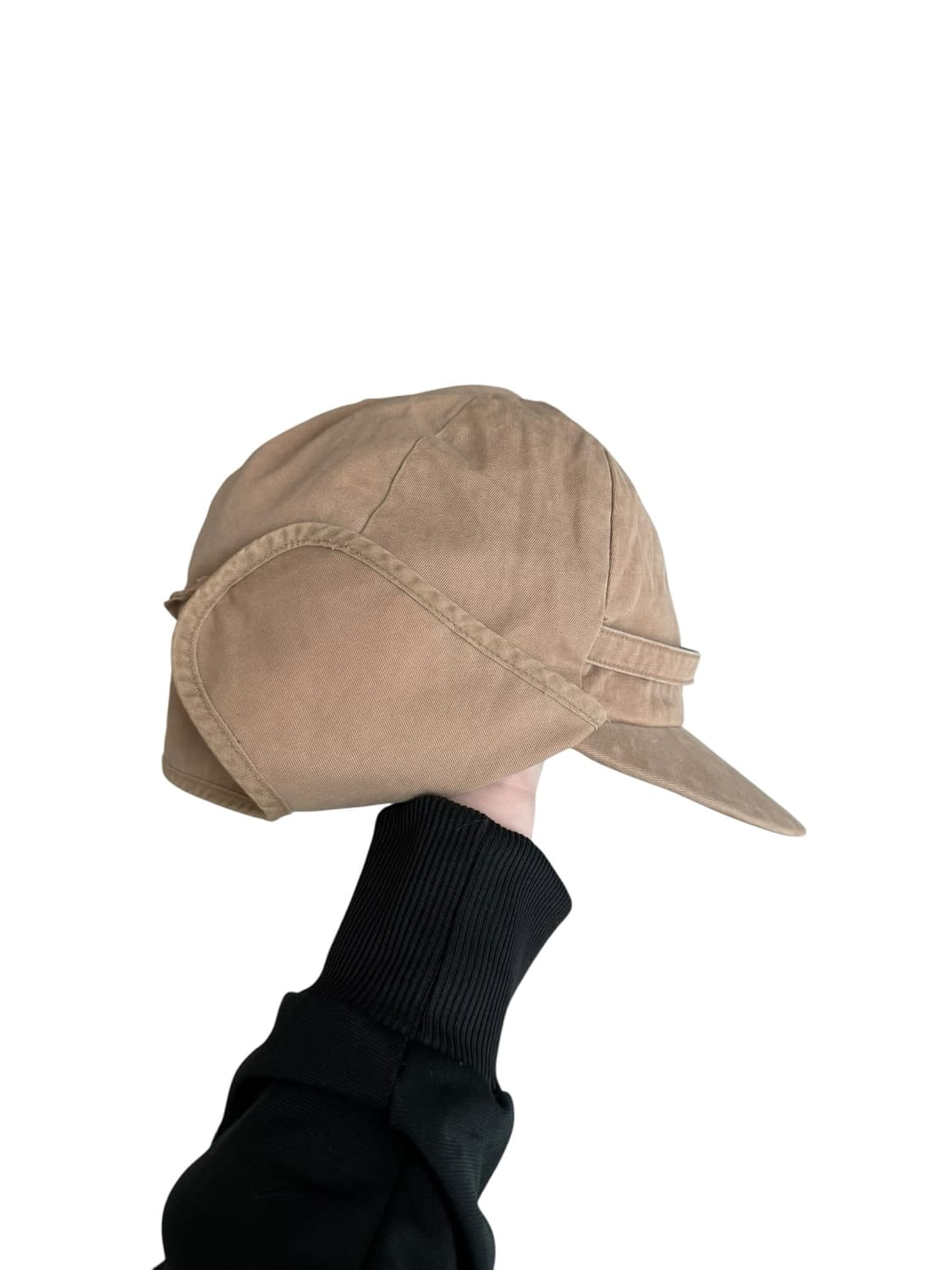 폴로 베이지 체크 이어플랩 상품이미지6