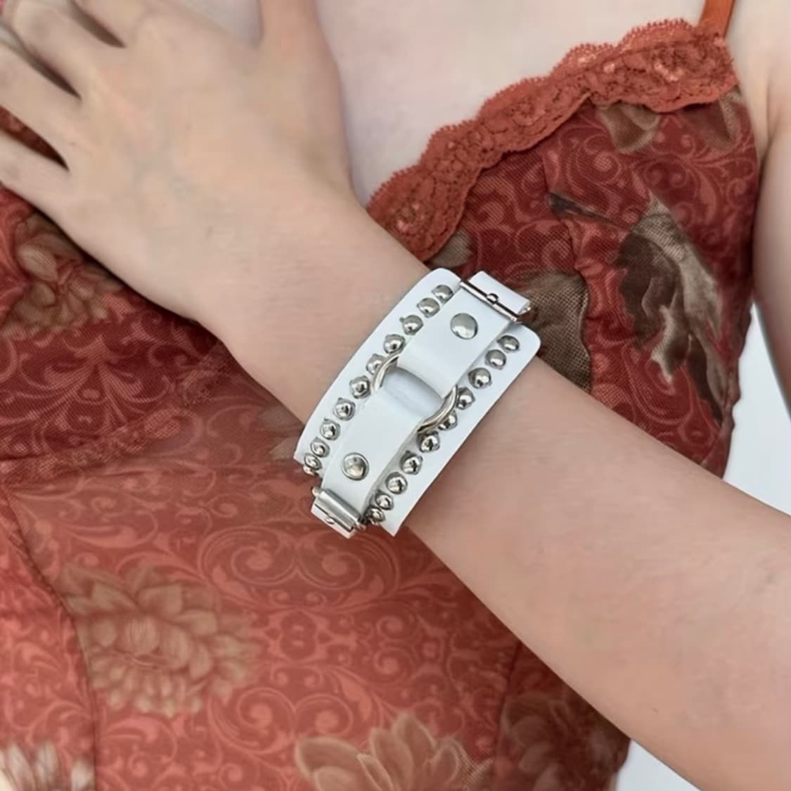 펑크 레더 팔찌 상품이미지7