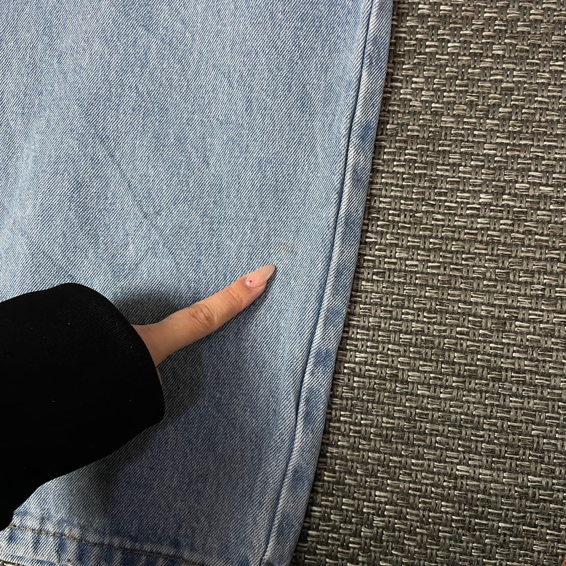 (35) 리바이스 550 35X34 연청 데님 팬츠 상품이미지3