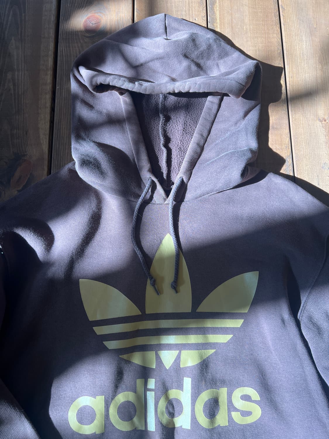 아디다스 빅로고 브라운 후드티 상품이미지7