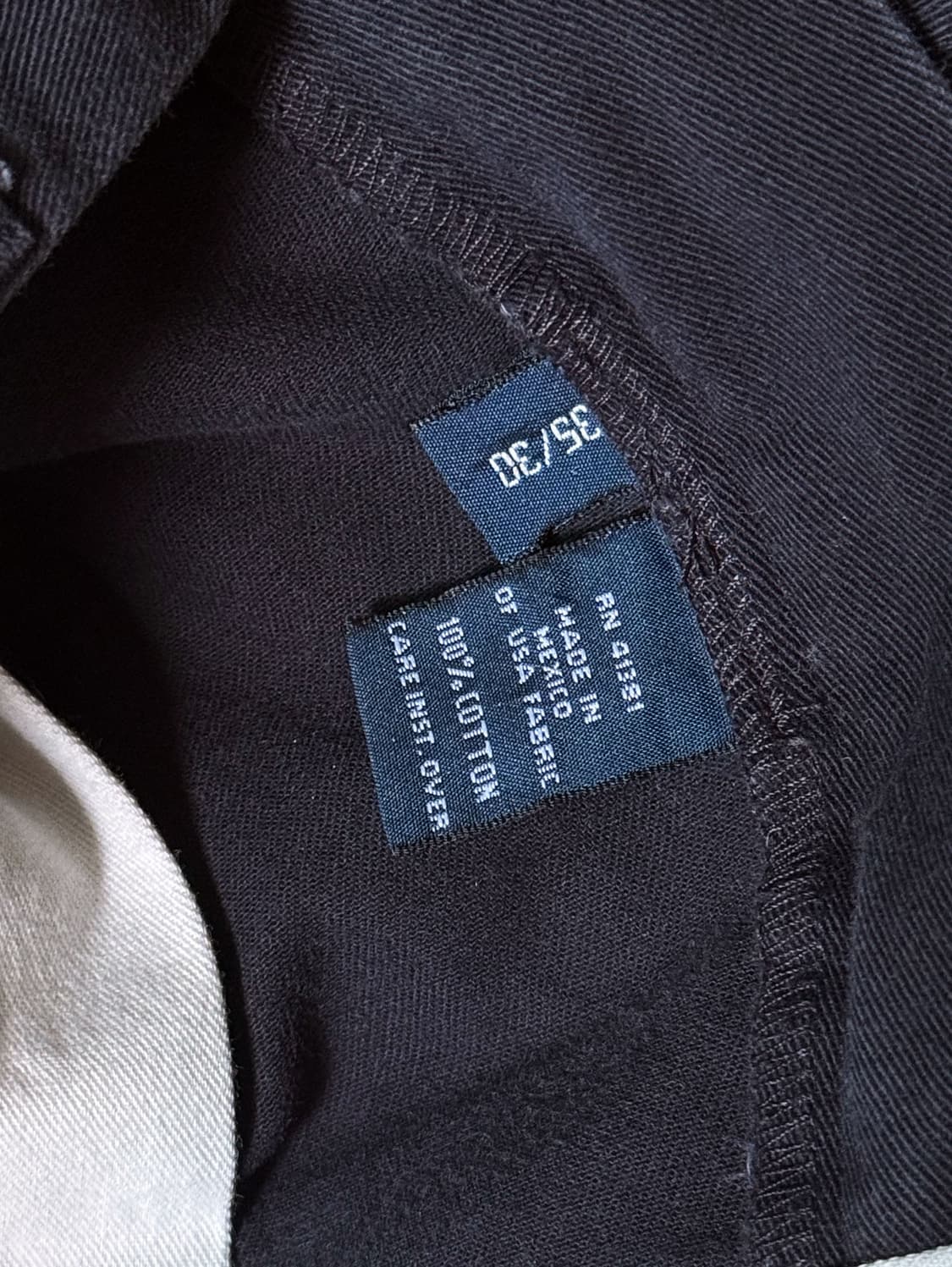 (34) 90s 폴로 랄프로렌 앤드류 더블 플리츠 치노 팬츠 상품이미지5