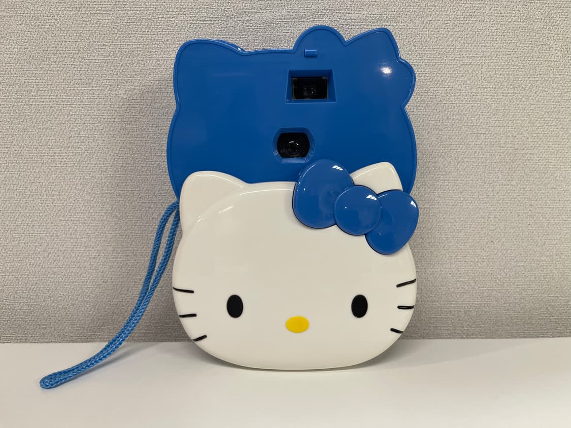 고전 헬로키티 페이스 2000 일본 산리오 필름 카메라 블루 상품이미지5