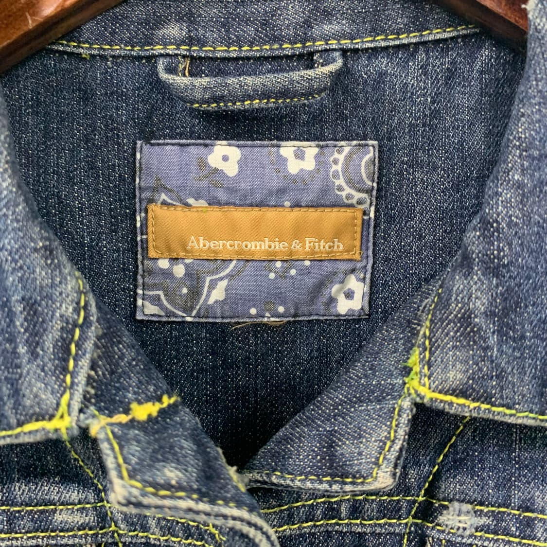 아베크롬비 y2k 와투케 워싱 데님 자켓 상품이미지4