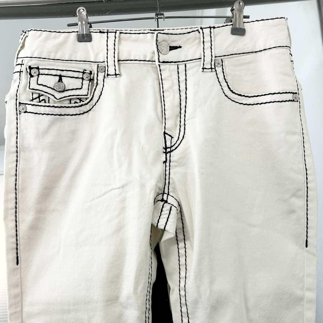 트루릴리전 화이트 팬츠 상품이미지7