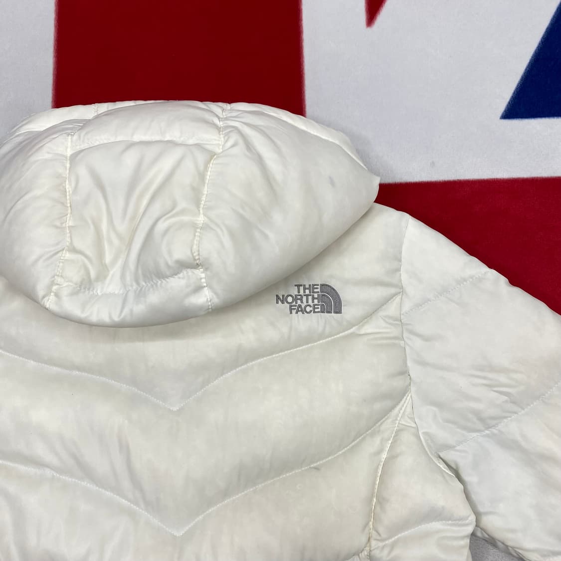 노스페이스 화이트 구스다운 패딩 여성90 상품이미지8