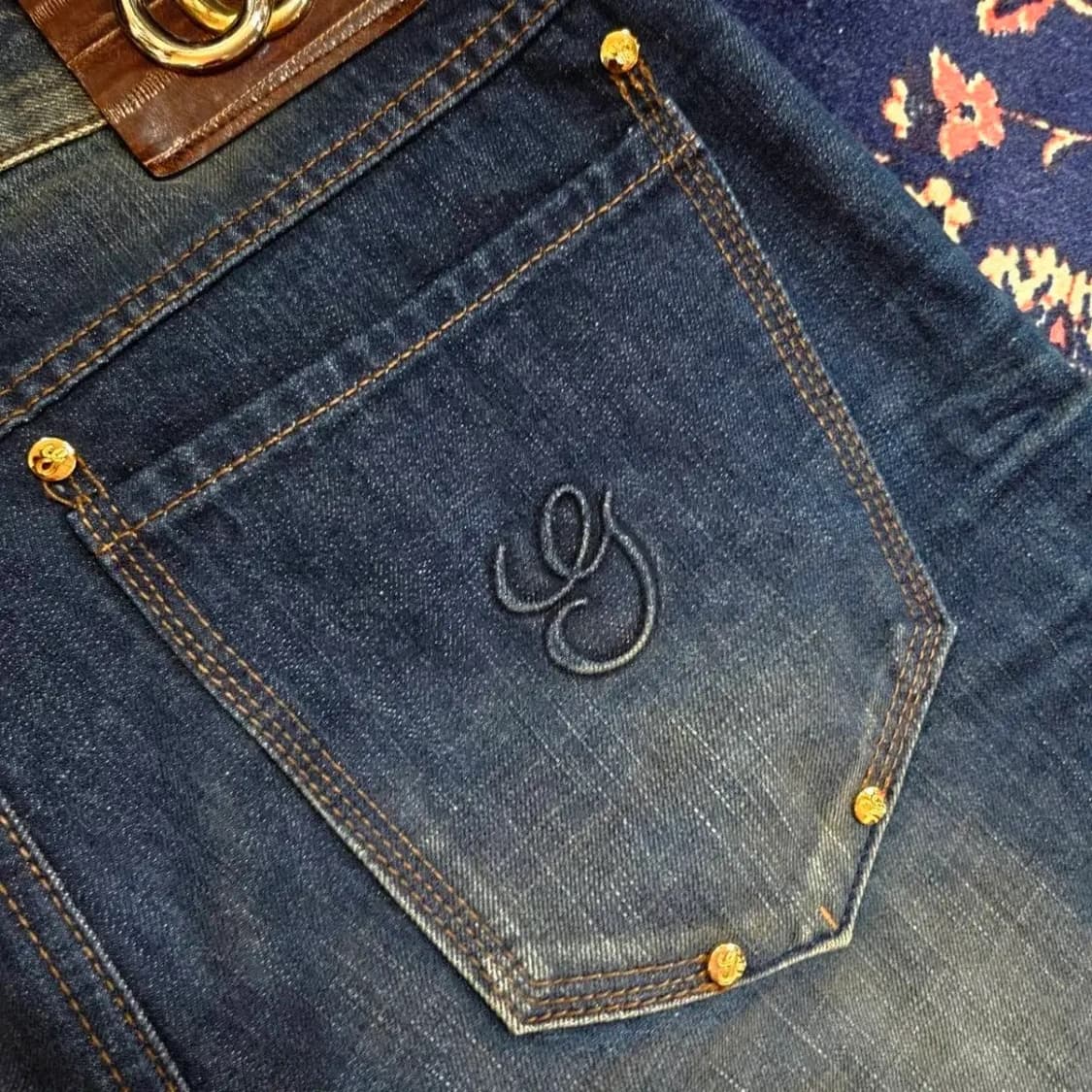그레이트 게츠비(GREAT GATSBY) GG 패치 자수 데님팬츠 상품이미지4