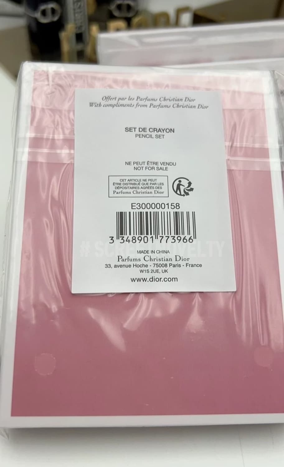 2025 디올뷰티 힌정판 메모지&색연필 세트 상품이미지10