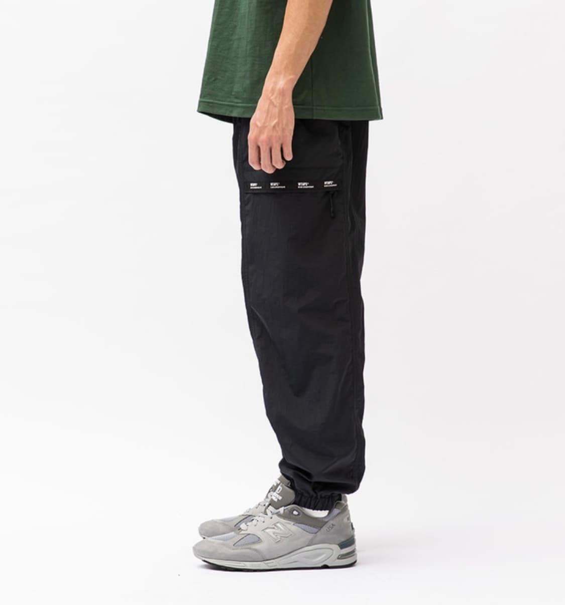 3) 더블탭스 wtaps 나일론 트랙 카고 조거 팬츠 블랙 바지 상품이미지2